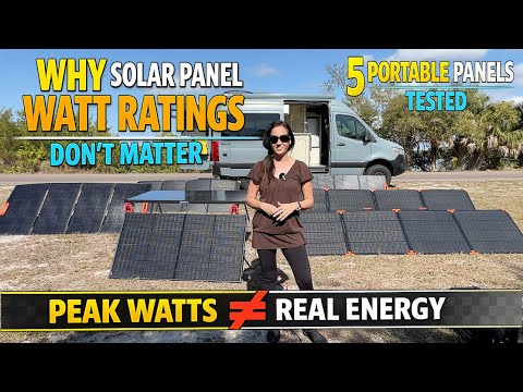 Why Solar Panel Watt Ratings Don’t Matter – 5 Portable Panels Tested