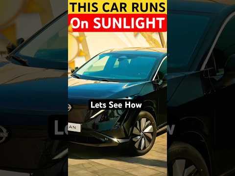 This Car Runs On Sunlight. Nissan Ariya 2026 With Solar Panel #automobile #car #nissan