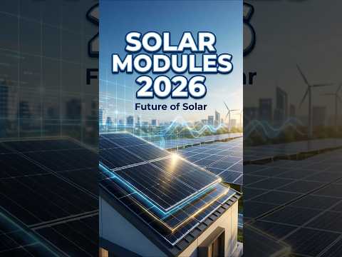 Solar Modules 2026 🚀 | New Technology Changing Everything2️⃣