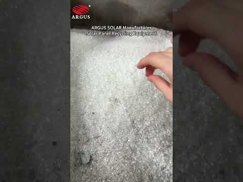 ARGUS SOLAR | Solar Panel Recycling Equipment Manufacturer