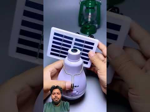 बिना बिल के रोशनी 🔥 | Solar Panel Light Working || #diyhome #shorts