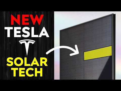 Tesla’s NEW SHADE TOLERANT Solar Panel Tech EXPLAINED