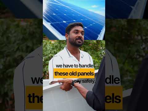 Old Solar Panels Are Fragile ⚠️ | Avoid 20% Power Loss #solar #panel #solartips #solarenergy #shorts