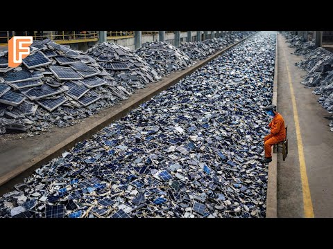 How 78 Million Solar Panels Will Be Recycled by 2050 — Inside Massive Recycling Factory