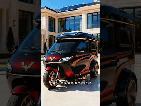 The vehicle has a solar panel on its roof #shorts #ytshorts