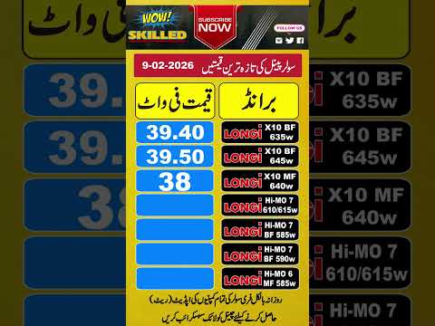 longi Solar Panel Price in Pakistan