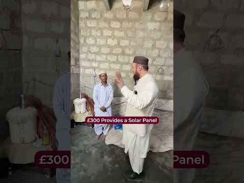 AWF Facilitating Deprived Families by Installing Solar Panels in Pakistan!