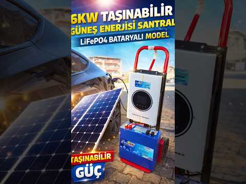 Priz Yok! 🔋 6kW Güneş Enerjisiyle Her Yerde Elektrik ⚡☀️