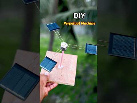 DIY Solar Perpetual Motion Machine – Free Power Forever! #shorts #trending #freeenergy