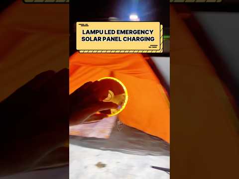 Review lampu emergency solar panel #reaction #reviewproduk #lampusolar #lampuemergency