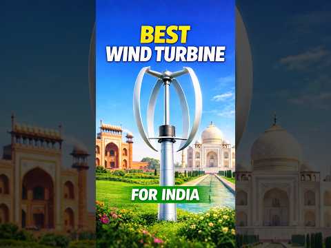 Vertical Wind Turbine for Home: 24/7 Free Electricity in India? 🇮🇳 Price, Reality & Solar vs Wind!!