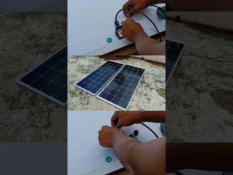 SOLAR PANEL CONNECTION 🥳#gadget #trending #unboxing #entertainment #product #3d #valentinesday