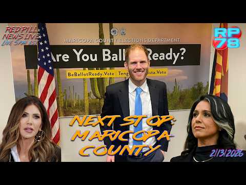 EMERGENCY: DHS Targets Maricopa County Fraud on Red Pill News Live