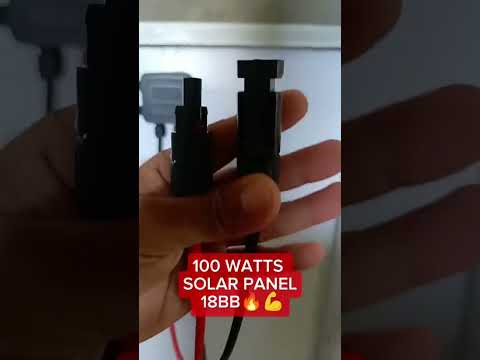 100w solar panel Mc4 type #shorts