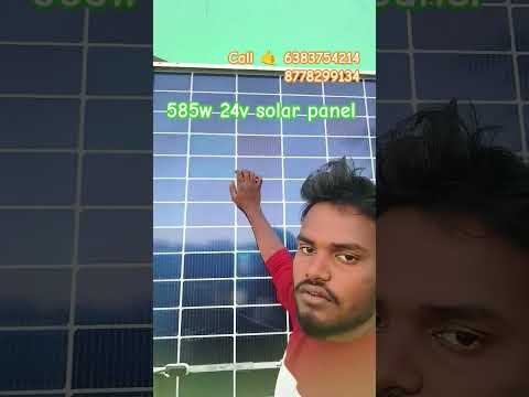 585w 24v solar panel solar dharmapuri