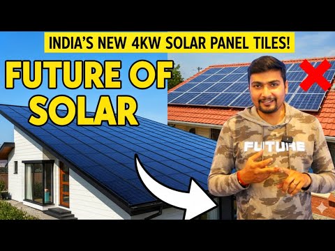 4KW सोलर पैनल TILES | INDIA’S FUTURE OF SOLAR PANELS | BHARAT SOLAR YATRA | PURUSHOTAM PANDEY