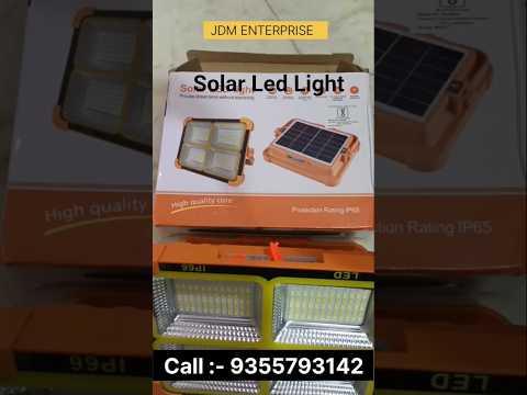 Outdoor Lighting Solar Powered Led Flood Light With Power Bank & Phone Charge