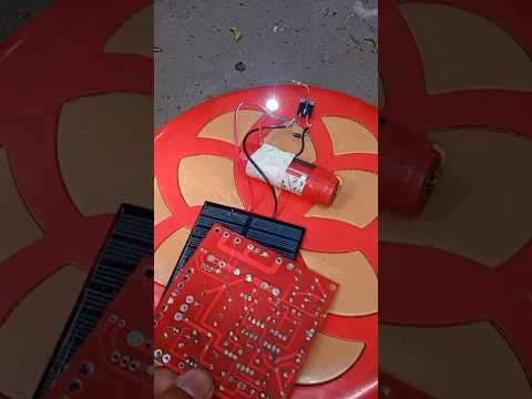 Solar Emergency Light using tip41c transistor |Solar light |diy |solar power#diy#shorts