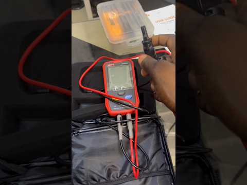 Uni T Solar MPPT Meter for Testing Solar Panels. #solarpanels #mppt #solarpv