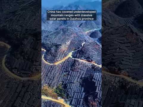China Covered Entire Mountains with Solar Panels