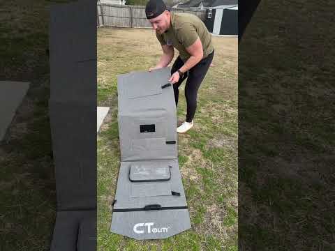 This 400W foldable solar panel with 23% efficiency keeps your gear powered anywhere without relying