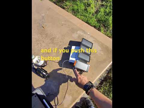 making the Mvpkings solar power bank change a larger device #emergencypreparedness #solarpowerbank