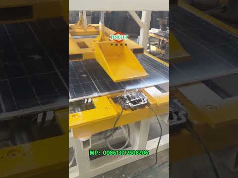 Solar Panel Aluminum Frame Removal Machine | PV Deframing Machine for Recycling Old Solar Panels
