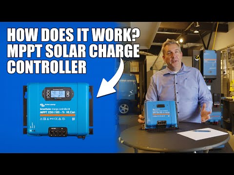 How does a Victron Energy MPPT Solar Charge Controller work?
