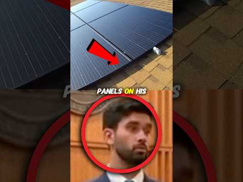 He Installed Solar Panels… Sued Over Sunlight Reflection 😳#viral #courtroomdrama #judge #court