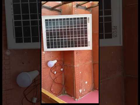 Off-Grid 12v Solar Light using a 12v solar panel with LM2596 buck converter #offgrid  #solar