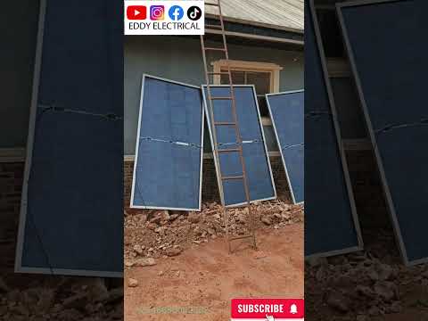 installation of 600watts jinko solar panels