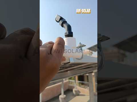 Solar water sprinkler / solar panel pani fitting / solar panel automatic cleaning system @avisolar