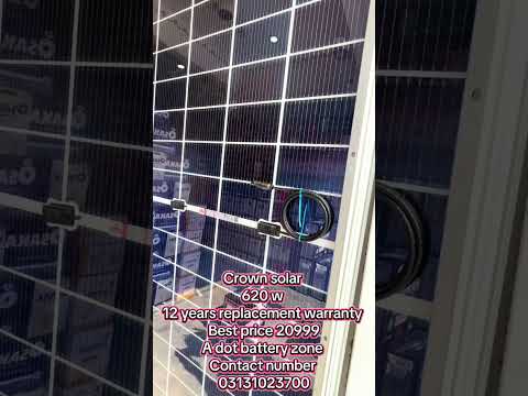 Crown solar panels best price
