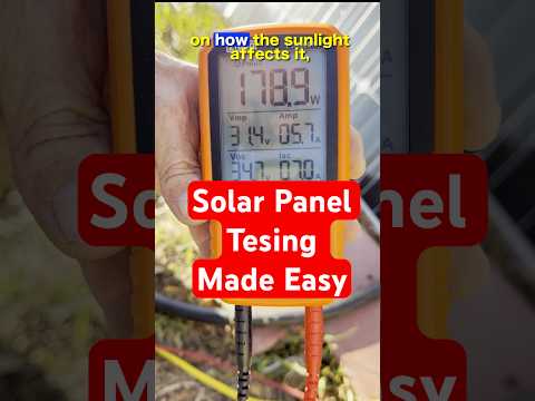 This $30 Tool Tests Solar Panels Instantly