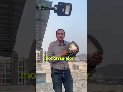 50W Solar Street Light | Din me Charge, Raat me Super Bright ☀️💡 #short #solar #solarlight