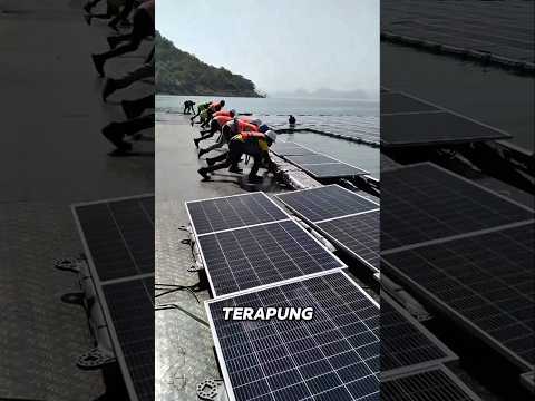 Inilah alasan mengapa solar panel di oasang diatas air danau atau waduk.