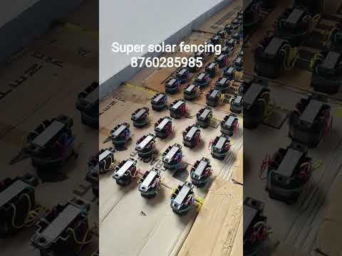 super solar power fencing technology manufacturing company coimbatore Aalandurai 8760285985