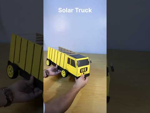 How to make solar project | solar powered vehicle | solar panel science project | solar #experiment