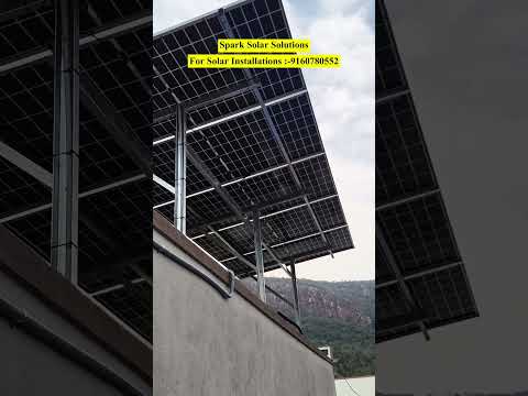 5KW Solar System Installed Near ISKON Temple TIRUPATI | 585W × 10 Solar Panel Setup #viralshorts