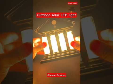 Outdoor solar LED light #solarlights #gadgets #homedecor #ledlights #homegadgets #trending #shorts
