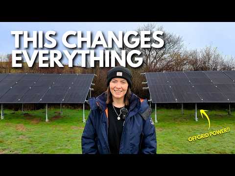 Installing Solar Panels in Our Field | Off-Grid Smallholding (ep.44)