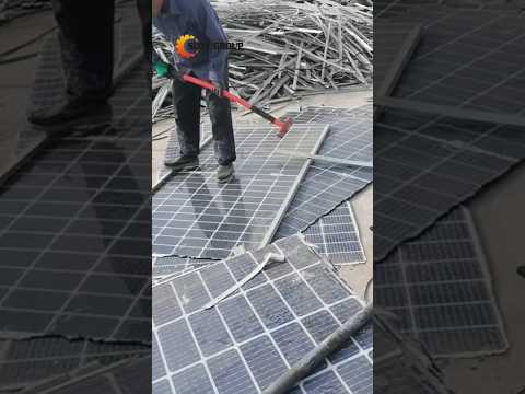 Solar PV Panel Recycling: Which Method Do You Prefer #solarrecycling #solarpanelrecycling