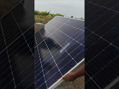 solar panel Damege 😮⛓️‍💥🙆#shorts