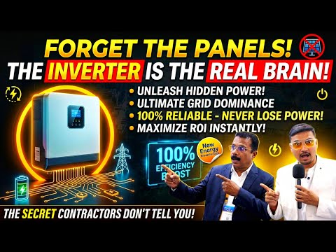 THE INVERTER IS THE REAL BRAIN | SOLAR PANELS BEST INVERTER | PURUSHOTAM PANDEY
