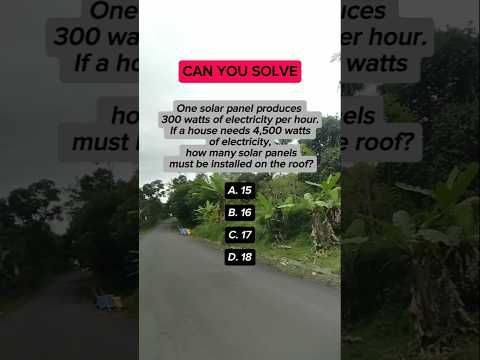 how many solar panels must be installed on the roof ?