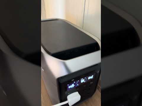 Ecoflow delta 3 max plus – 1.200 watt solar panel morning 07:40 am test