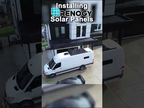 Installing Renogy Solar Panels on my Camper Van #Renogy