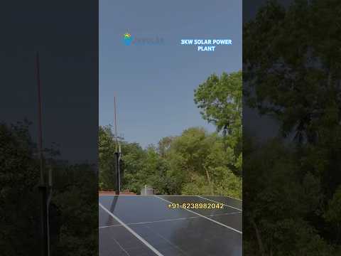 3 KW SOLAR PLANT|#jksolar #shorts #6238982042