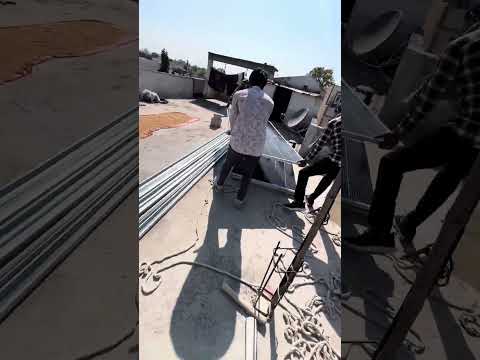 Aaj finally solar panel ka shaman aaye gaya 🎉😳 #minivlog #solarpanel #vlog #explorepage #viral