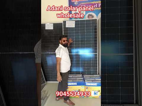 Adani solar panel wholesale #indiansolarenergy #non DCR solar panel #solarconverter